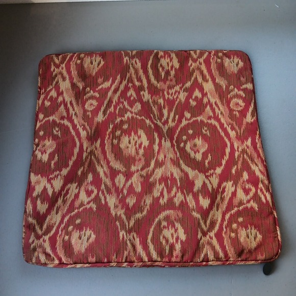 Pier 1 Other - Pier 1 Pillow Cover Canvas Red 18" X 18" Classic Indoor Outdoor Modern MCM Decor